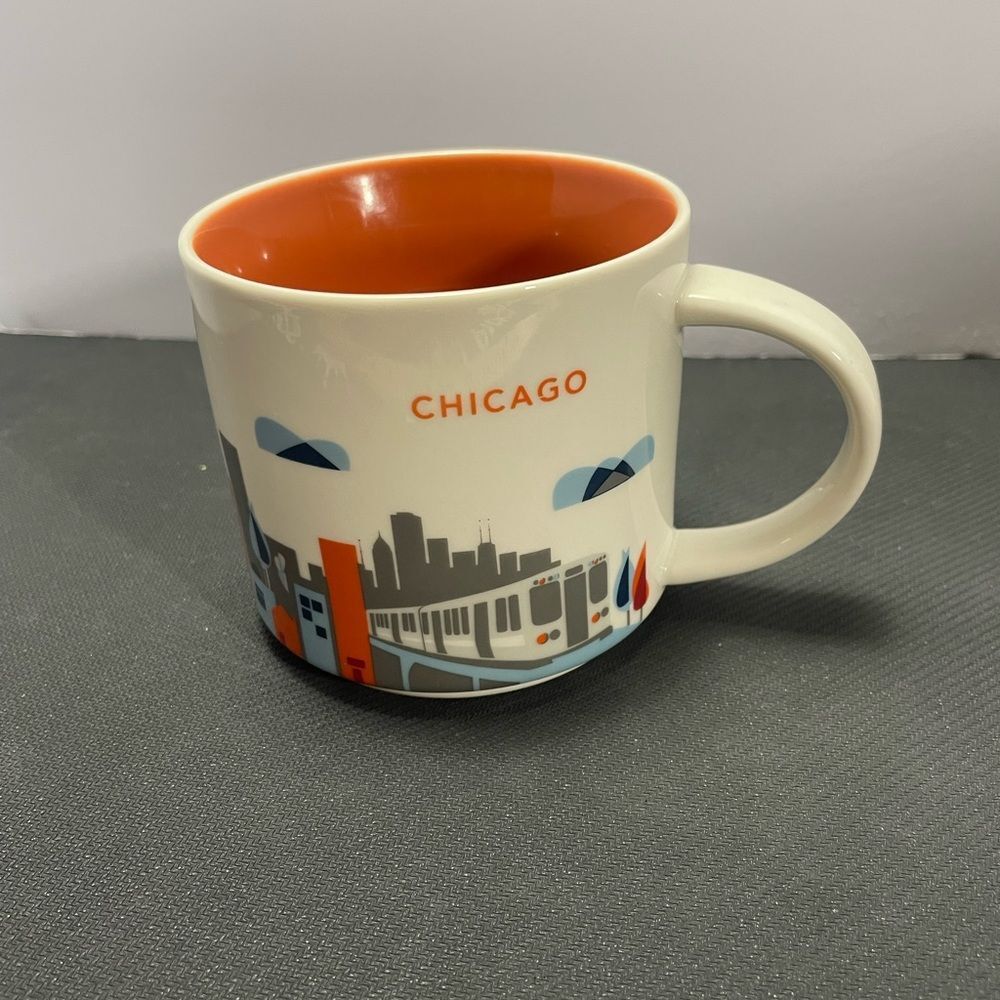Starbucks You Are Here Collection Chicago Illinois Coffee Mug Cup 2017  14oz